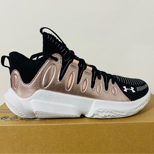 Under Armour Women's Athletic Shoes - Black and Rose Gold